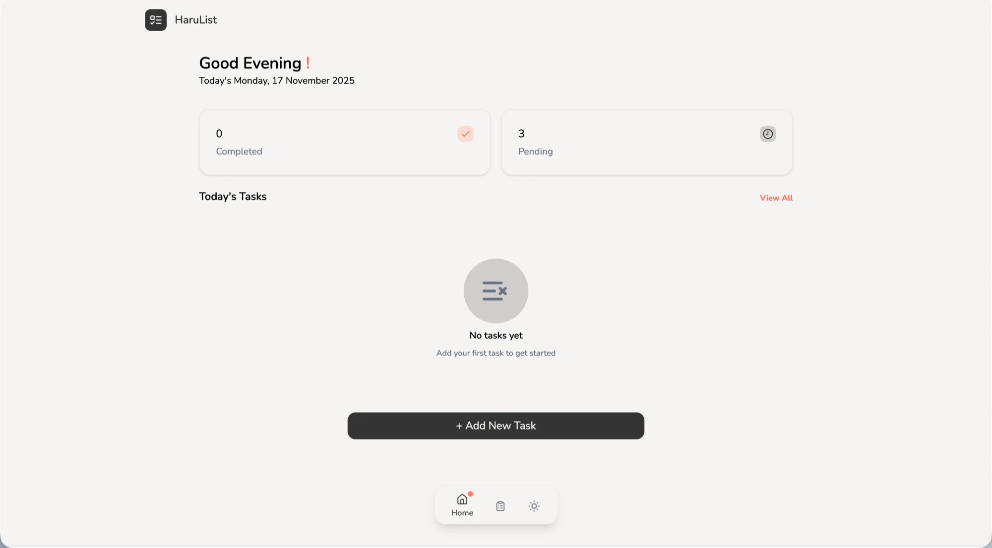 HaruList screenshot